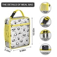 thumbnail image 3 of Panda Insulated Lunch Box Student Reusable Lunch Bag Lightweight Lunch Tote Portable Bag Picnic Travel, 3 of 6
