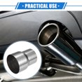 thumbnail image 2 of Unique Bargains 2 Pcs Exhaust Pipe Adapter Connector Reducer 2" ID - 3" ID Universal for Car Truck Stainless Steel, 2 of 6