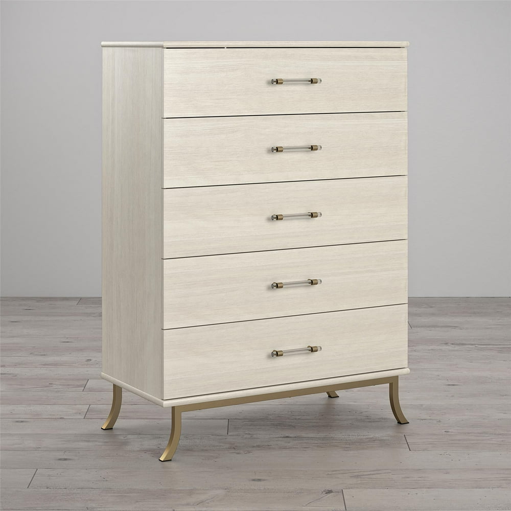 Little Seeds Monarch Hill Clementine 5 Drawer Dresser, White - Walmart