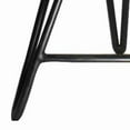 thumbnail image 4 of Saltoro Sherpi Round Wooden Counter Stool with Hairpin Legs, Set of 2, Brown and Black, 4 of 5