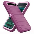 thumbnail image 3 of Asuwish Compatible with Google Pixel 6A 5G 2022 Phone Case Hybrid Rugged Shockproof Hard Protective Drop Proof Full Body Heavy Duty Mobile Cell Cover for Pixel6A A6 Women Men Purple, 3 of 7