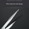 thumbnail image 3 of Ziuscore Long Nose Plier Small Pincher Metal Nipper O-shaped Craftsmanship Handily Gripped Handheld Tool Professional Home Supplies 11In/Long Nose/45°, 3 of 6