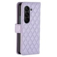 thumbnail image 4 of Allytechgroup Flip Cover Case for Samsung Galaxy Z Fold 5, Stylish Slim Fit Shell Wallet Case with Cards Slots Magnetic Closure Anti-Scratch Stand Phone Case for Galaxy Z Fold 5,Purple, 4 of 8
