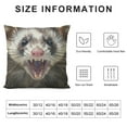 thumbnail image 5 of YINGXI  Hey Baby Opossum Throw Pillow Cover Cute Animal Pillow Case Decorative Men Women Boy Girl Room Cushion Covers for Home Couch Bed 24x24in, 5 of 5