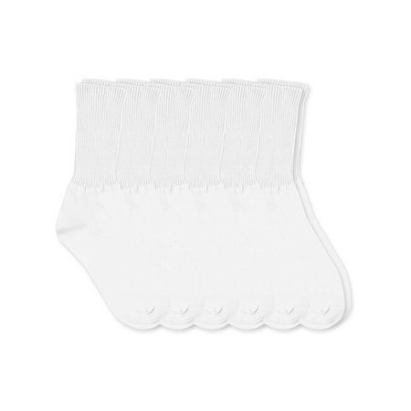 Jefferies Socks Boys Socks, 6 Pack School Uniform Smooth Toe Ribbed Cotton Crew Sizes Toddler and XS - L