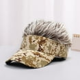 thumbnail image 3 of Jnismy Wig Peaked Cap Comfortable Waterproof Multiple Colors Spring Men Wig Landlord Retro Street Cap for Outdoor, 3 of 7
