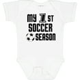 thumbnail image 3 of Inktastic My 1st Soccer Season Boys Baby Bodysuit, 3 of 5