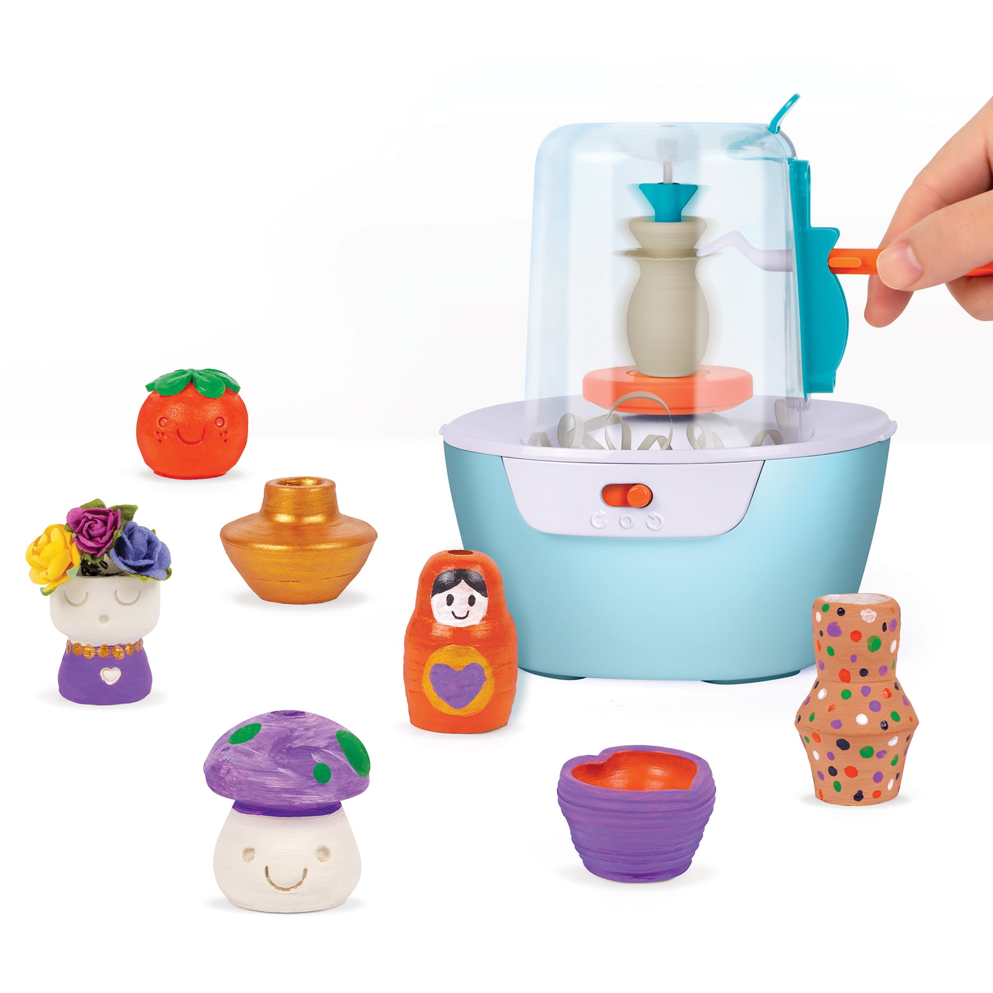Make It Real Mini Pottery DIY Studio Deluxe Set, Age 8+ - Walmart.com