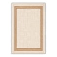 thumbnail image 3 of KUETH 2x3 Minimal Style Entryway Rug, Machine Washable Soft Low Pile Non Slip Backing Rug, AMBERLINEN Accent Rug, 3 of 5