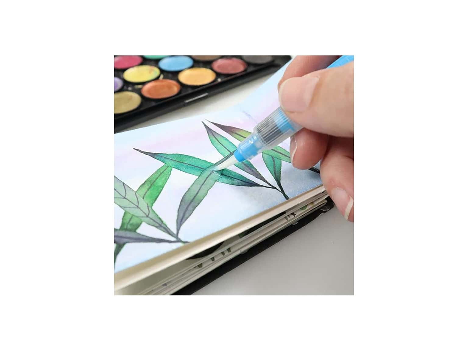 Y&C Niji Premier Waterbrush Set Med Lg Felt Tp 3pc
