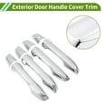 thumbnail image 4 of Exterior Door Handle Cover Trim Door Handle Cover for Honda CR-V 17-23 Silver Tone ABS 1 Set, 4 of 7