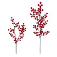 thumbnail image 4 of Simulation fruit Rouge Grains d'Acacia Fournitures de Célébration de Noël Fleur de table Branche Courte 1pcs 54cm, 4 of 9