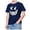 j29-Dark Blue, variant on Casual Cartoon Graphic Tees For Girls Back To School Short Sleeve Crew Neck T Shirts Kids Summer Cute Breathable Everyday Tshirt,4-5 Years