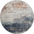 thumbnail image 2 of Addison Rugs Mayfield Premium Machine Washable Transitional Geometric Linen Round Rug, 8' x 8', 2 of 6