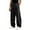 Black #024, variant on Men's Baggy Sweatpants Wide Leg Lounge Sweat Pants with Pockets Drawstring Waist Solid Color Jogging Pants 2XL