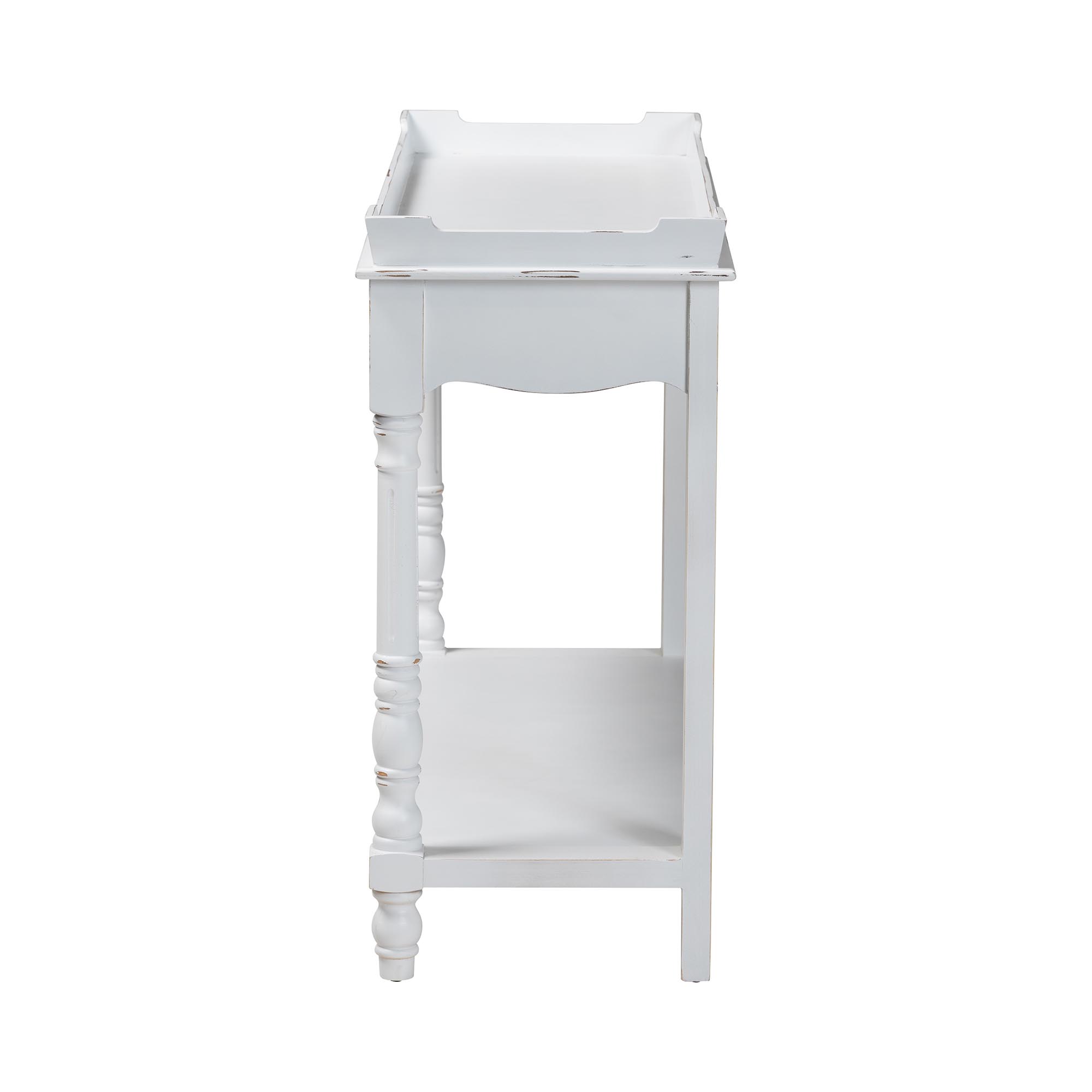 Baxton Studio Rafferty Classic Console Table, White
