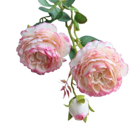 Zebra Print Artificial Flowers Artificial Fake Rose Flowers, 24
