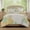 Green Gold, variant on Floral Comforter Set King 7 Pieces Bed in a Bag Purple Floral Pattern Printed on Grey Soft Microfiber Bedding Set Lightweight Bed Comforter Set for All Season