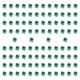 thumbnail image 1 of 100 bloques de cubos acrílicos, bloques de construcción educativos de lados, juego de mesa de aprendizaje, juguetes de entrenamiento sensorial verde, 1 of 8