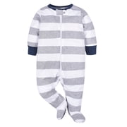 Onesies Brand Baby Boy Sleep N Plays Footed Pajamas, 4-Pack, Newborn - 6/9M