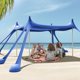 thumbnail image 1 of Carpa de Playa Gardentime 305x305 cm UPF50+ Portátil Azul Marino, 1 of 6