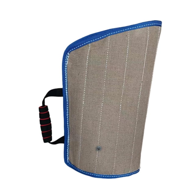 Manga de brazo para morder, protección de brazo profesional con mango lateral, manga de entrenamiento para perros jóvenes, perros pequeños, medianos y bordes azules