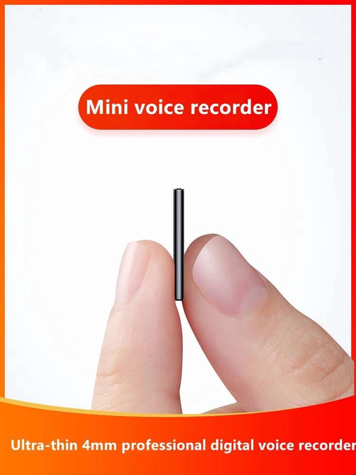 Professional  Digital Voice Recorder 32G Mini Dictaphone Ultra Thin HD Long Distance Encryption Voice Activated Audio Recording