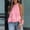 Pink, variant on Sleeveless Tops Flowy Tank camisole tops for women Gauze Shirts for Women wide strap tanks thick strap tank Loose Fit sleeveless shirts for women women's tanks & camis Pink S