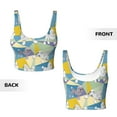 thumbnail image 6 of Uemuo Cute Poodle Dog Pattern Women's Sports Bra - High Impact Support, Breathable, and Comfortable Athletic Bra for Running, Yoga, and Workouts, 6 of 9