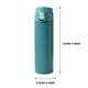 thumbnail image 3 of Vaso de Agua Portátil y Moderno de Acero Inoxidable para Hombres y Mujeres con Asa y Tapa Antirrebote, 450 Ml, 3 of 6