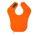 thumbnail image 1 of Peluquería de silicona, corte de pelo, chal para el cuello, envoltura para teñir el cabello, protector para el cuello (naranja)Naranja, 1 of 5