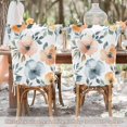thumbnail image 5 of Decorative Chair Back Cover One Size x2 Chair Cover Dining Chair Slipcovers Chair Back Decoration Festival Chair Decoration Orange Flower Oil Painting, 5 of 6