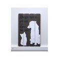 thumbnail image 1 of Chien et Chat en Bois Signe Décoration Murale, 1 of 1