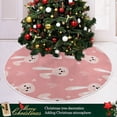 thumbnail image 6 of FMSHPON Easter Tree Skirt Colorful Eggs Bunny Xmas Christmas Tree Skirt Stand Mat for Holiday Party Decoration Indoor Outdoor 48 inches, 6 of 6