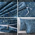 thumbnail image 5 of NEWLAKE Duvet Cover Set - 100% Cotton Comforter Cover, Soft and Breathable Bedding Set with Zipper Closure & Corner Ties, 3pcs(1Duvet Cover+2 Pillow Case)-Blue, King, 5 of 8