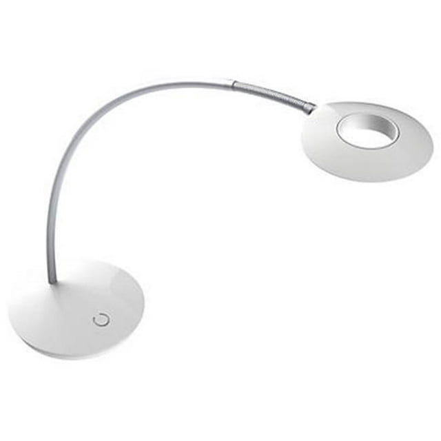 Alba LEDAEROBC 5W Touch Dimmer Aero LED Desk Lamp - Glossy White