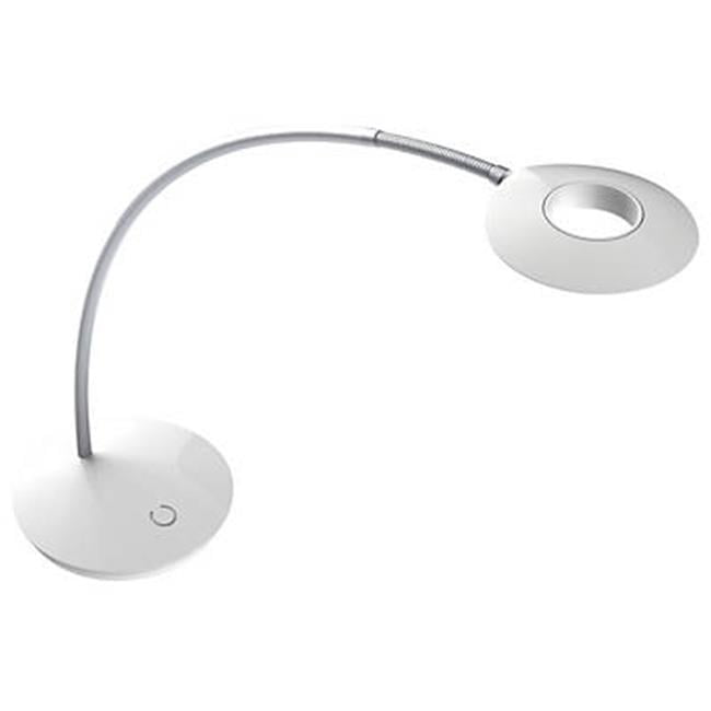 Alba Ledaerobc 5w Touch Dimmer Aero Led Desk Lamp Glossy White