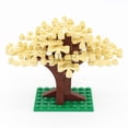 thumbnail image 1 of Moc DIY Garden Plants Small Tree 9 Colors Courtyard Enlighten Building Block Bricks Compatible All Brand Assembles Particles beige 1pcs, 1 of 6
