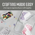 thumbnail image 6 of Cook With Color 2-Pack 4-Compartment Mini Snackle Box, Charcuterie and Snack Container, Divided Serving Tray with Lids, Dishwasher Safe, Black & White, 6 of 10