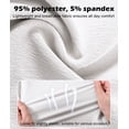 thumbnail image 3 of Men's 2 Piece Outfit Summer Beach Button Down Shirt Pants Casual Set White L, 3 of 7