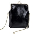thumbnail image 4 of Bolso cruzado para mujer, bolso de hombro, bolso para teléfono, bolsillo, cartera corta, monedero para tarjetas de crédito, para compras en la calle, Negro, 4 of 8