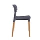 thumbnail image 3 of 4 Sillas Eames de comedor Estocolmo con patas de madera, estilo nórdico Midtown Concept gris Midtown Concept Sillas Estocolmo, 3 of 5