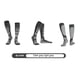 thumbnail image 2 of Calcetines Lana Senderismo Unisex Invierno Amortiguación para Outdoor ( ) Negro Gris Claro Gris Sywqhk Para Estrenar, 2 of 4