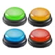 thumbnail image 1 of 4 botones de timbre para juegos de trivia para niños, timbre de respuesta con sonido para aulas, juegos nocturnos y concursos, 1 of 8