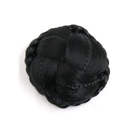 Synthetic Clip In Type Braided Hair Bun Chignon Donut Ponytail