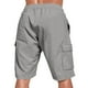thumbnail image 4 of pstuiky Pantalones cortos deportivos para hombre, Pantalones cortos cargo de verano para hombre con cordón en la cintura, bolsillos grandes, pantalones deportivos informales, 4 of 9