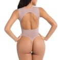 thumbnail image 6 of AINIYS Women's Sleeveless High Neck Slimming Shapewear for Daily Wear Party Casual Outings Gray S, 6 of 7
