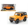 1973 Ford Bronco Orange 1/24 Diecast Model Car by