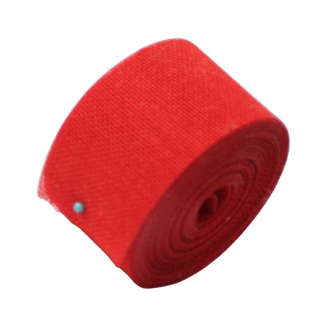 Injueey Rollos de cinta de arpillera de 5CM, rollo tejido portátil de , Flexible, de moda, apretado, cosido, decoraciones de fiesta para el Kits de decoración para fiestas Rojo