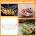 thumbnail image 3 of unbranded Bol Decorativo Reutilizable Transparente Para Ensalada Snack Y En Cocina Y Restaurante, 3 of 8